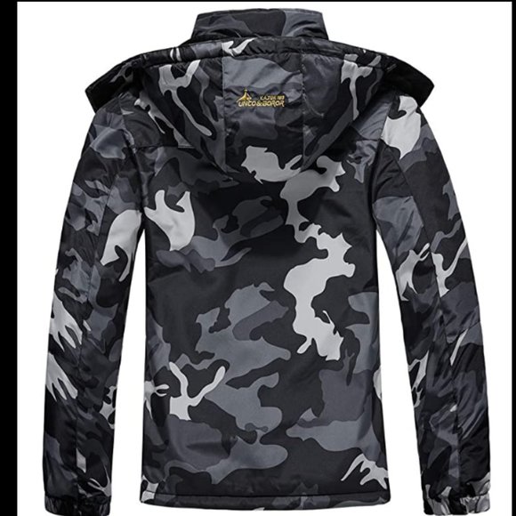 Men's Waterproof Ski Jacket Warm Winter Snow Coat Mountain Windbreaker - Picture 2 of 5